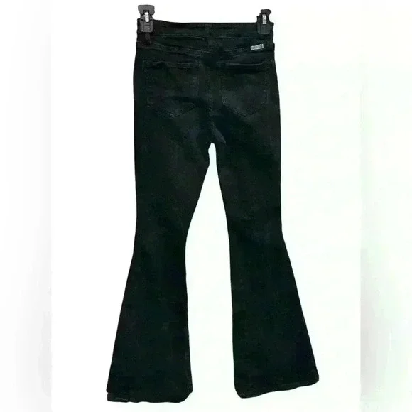 🎉Host Pick times 2 🎉KanCan Petite Black high rise bootcut jeans size 1/24 - Picture 6 of 11